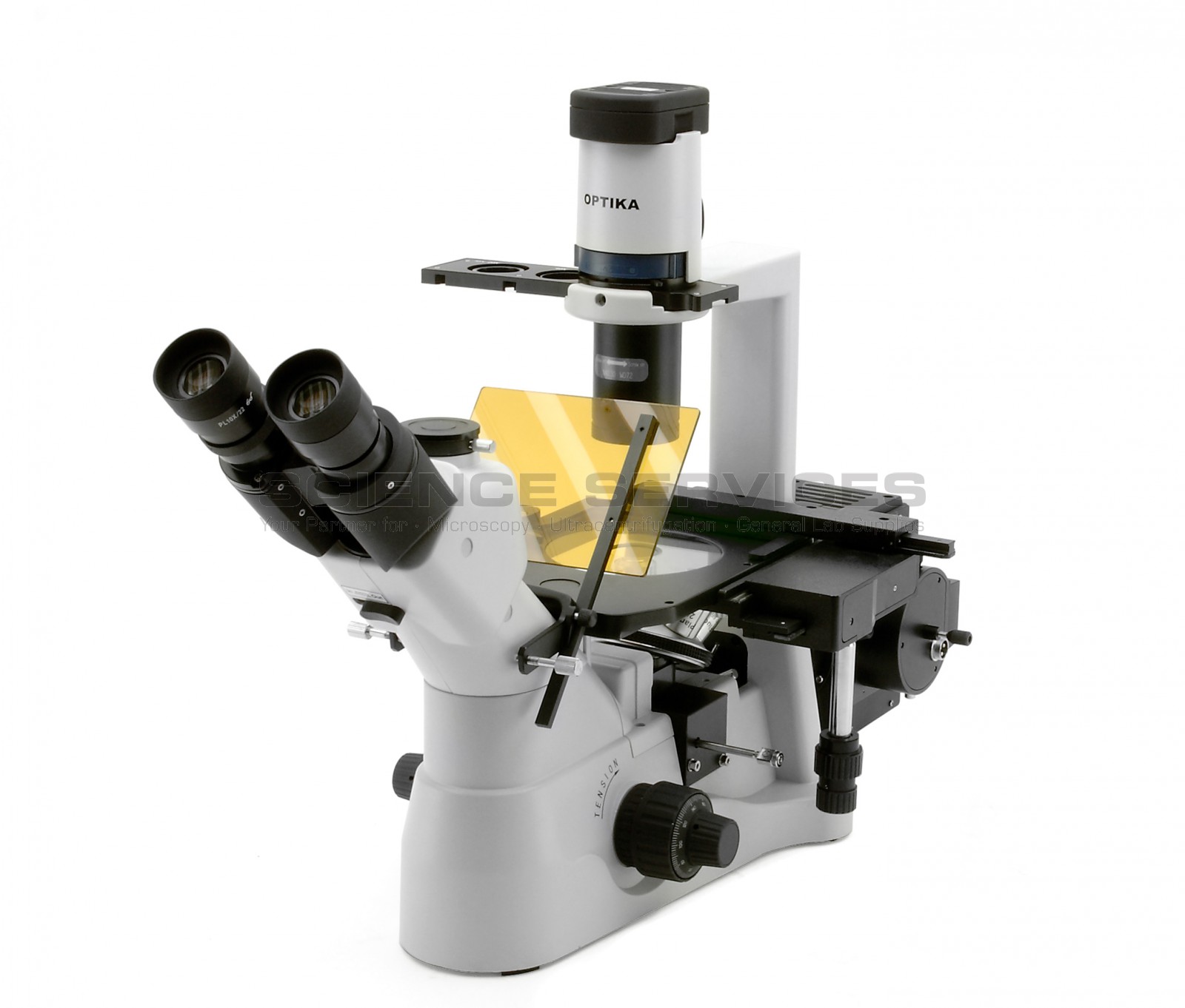 XDS-3FL4 Inverted Trinocular EPI fluorescence microscope HBO illumination system