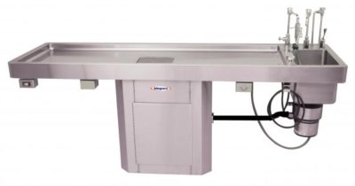 Autopsy tables with Elevation and Bariatric Options