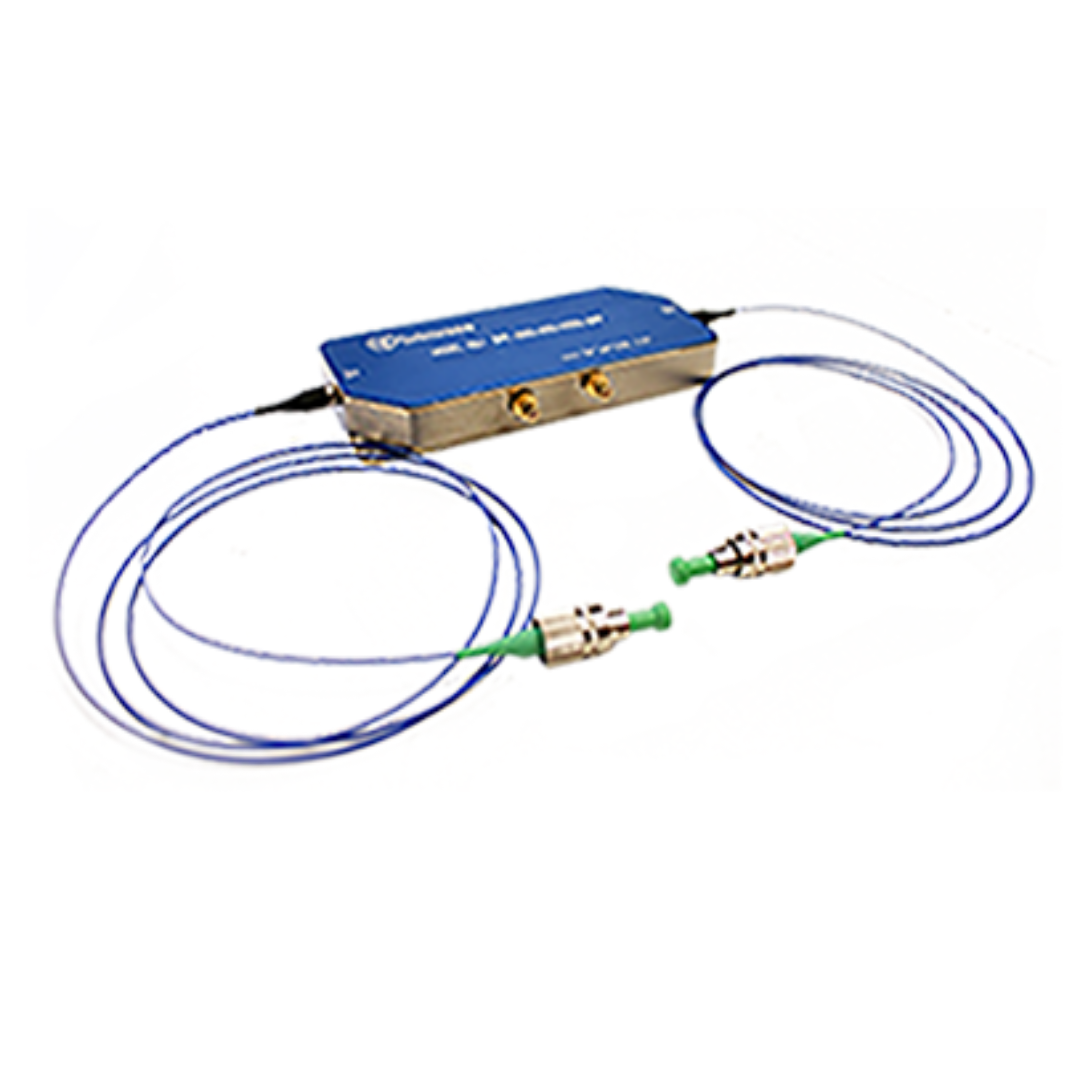 Fiber-coupled Acousto-Optic Frequency Shifters