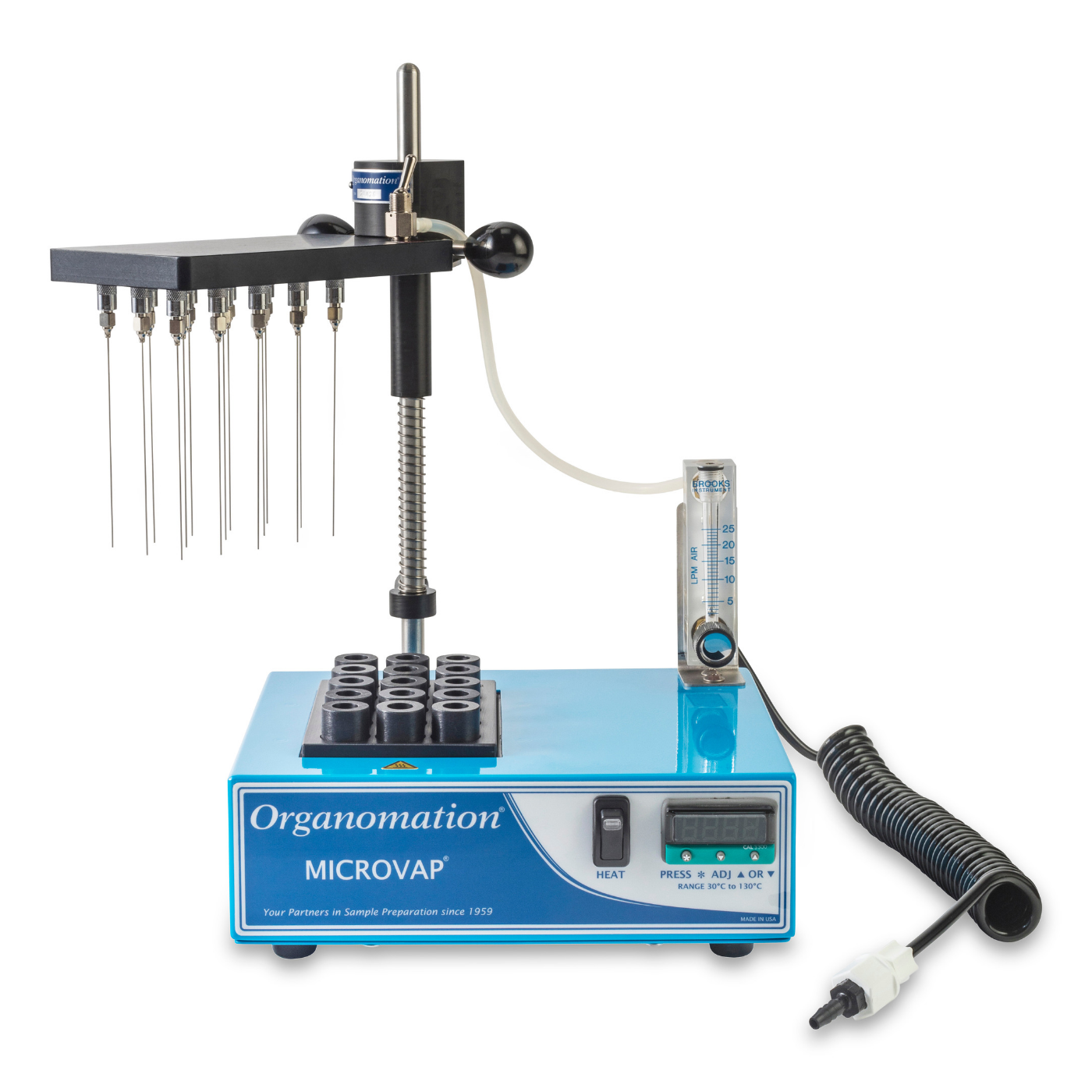 15 Position MICROVAP Nitrogen Evaporator