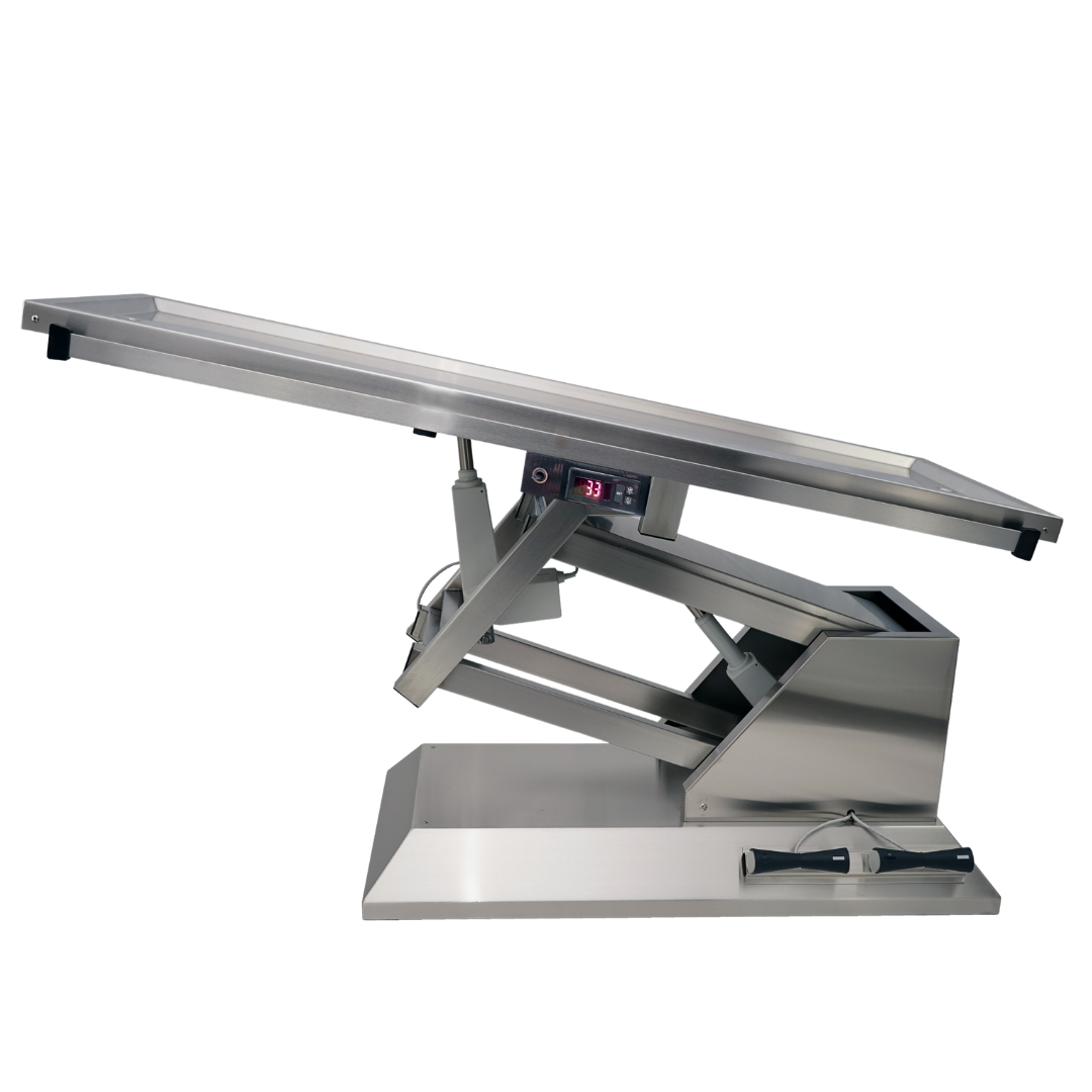 Surgery Table with Warming Plate with Two Drains