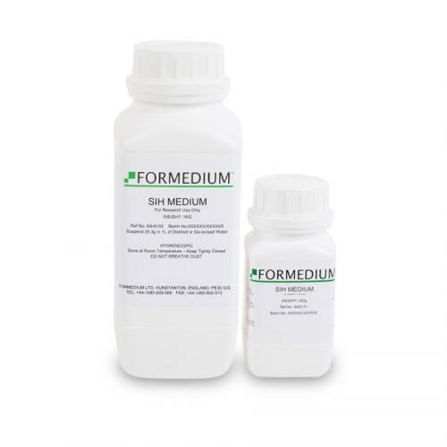 SIH Defined Minimal Media