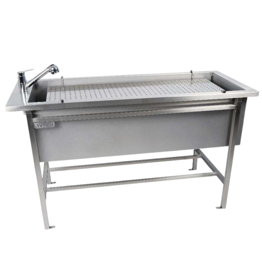 Preparation Table with Perforated Top